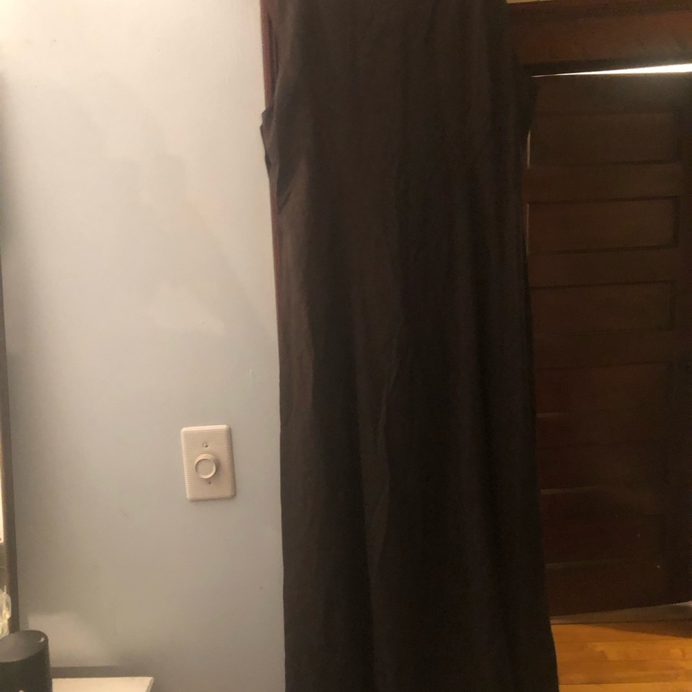 Gap Dark Brown Side Button Maxi Shift - image 2